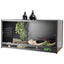 Toxirium 44X20X20 Inch 76 Gallon PVC Reptilie Terrarium, Stackable Enclosure with Sliding Doors for Bearded Dragons, Lizards and Snakes