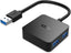 ICZI USB 3.0 Hub, 4 Ports USB Splitter Multiple Extender for Laptop, PC, Macbook, Mac Mini, Imac, Surface Pro, Mobile HDD