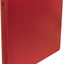 Better Office Products Flexible 3 Ring Poly Binder with Pocket, 1 Inch, Letter Size, 4 Pack-Red, Blue, Purple, and Black