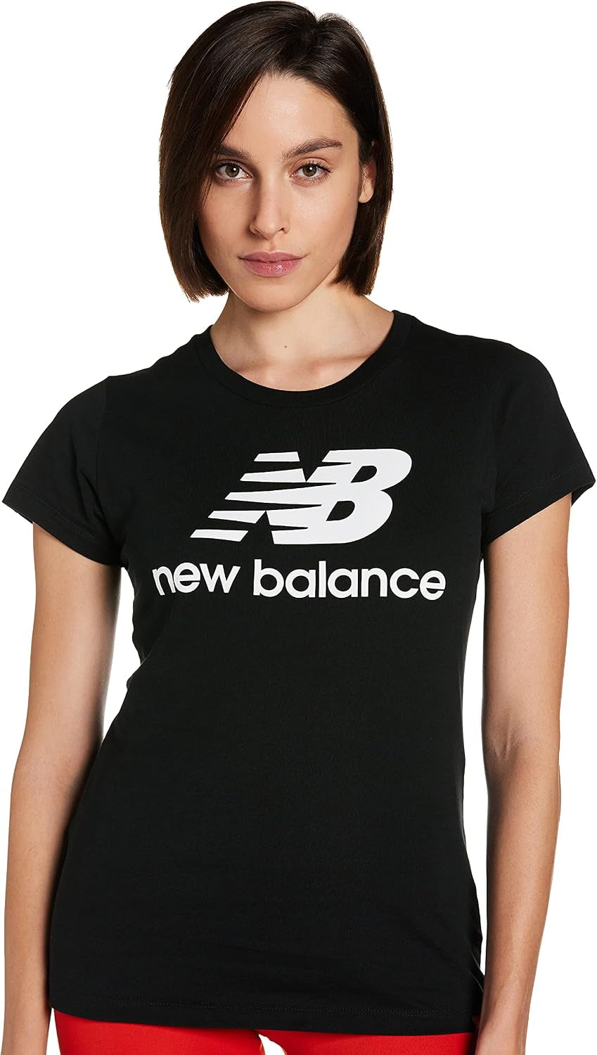 New Balance Women'S Nb Essentials Stacked Logo Tee
