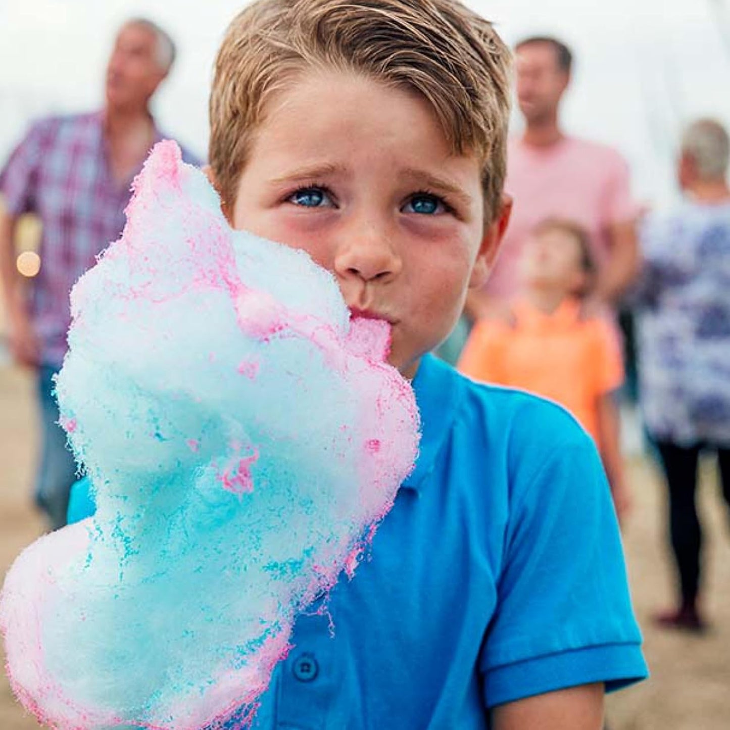 Cotton Candy Floss Sugarblue Raspberry, Pink Vanilla, & Cherry- 3.25 Lbs per Carton. Total 9.75Lbs