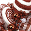Northlight Peppermint and Berries Small Christmas Wreath - 20" - Unlit