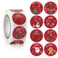 Christmas Gift Box 500Pcs round Labels Christmas Sticker Candy Bag Flower Gift Box Cake Boxes Packaging New Year Stickers