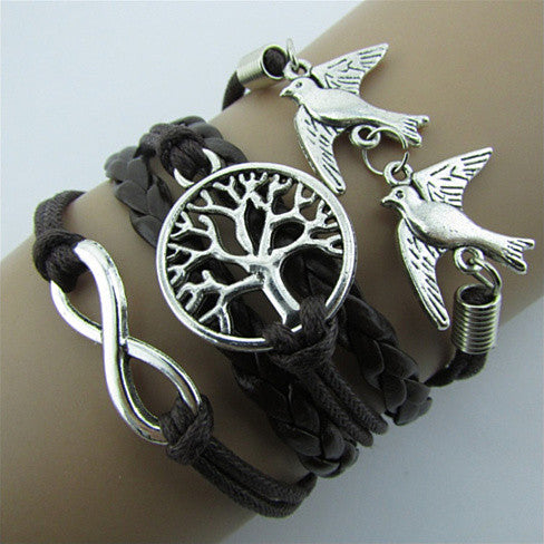 LOVEY DOVEY Doves Of Infinite Love And Peace Bracelet