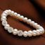 Venus Italian Pearl Bracelet - With 3 Crystal Moon Beads