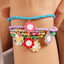 Smiley Flower Beaded Bracelet