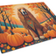 Afghan Hound Fall Glass Cutting Board