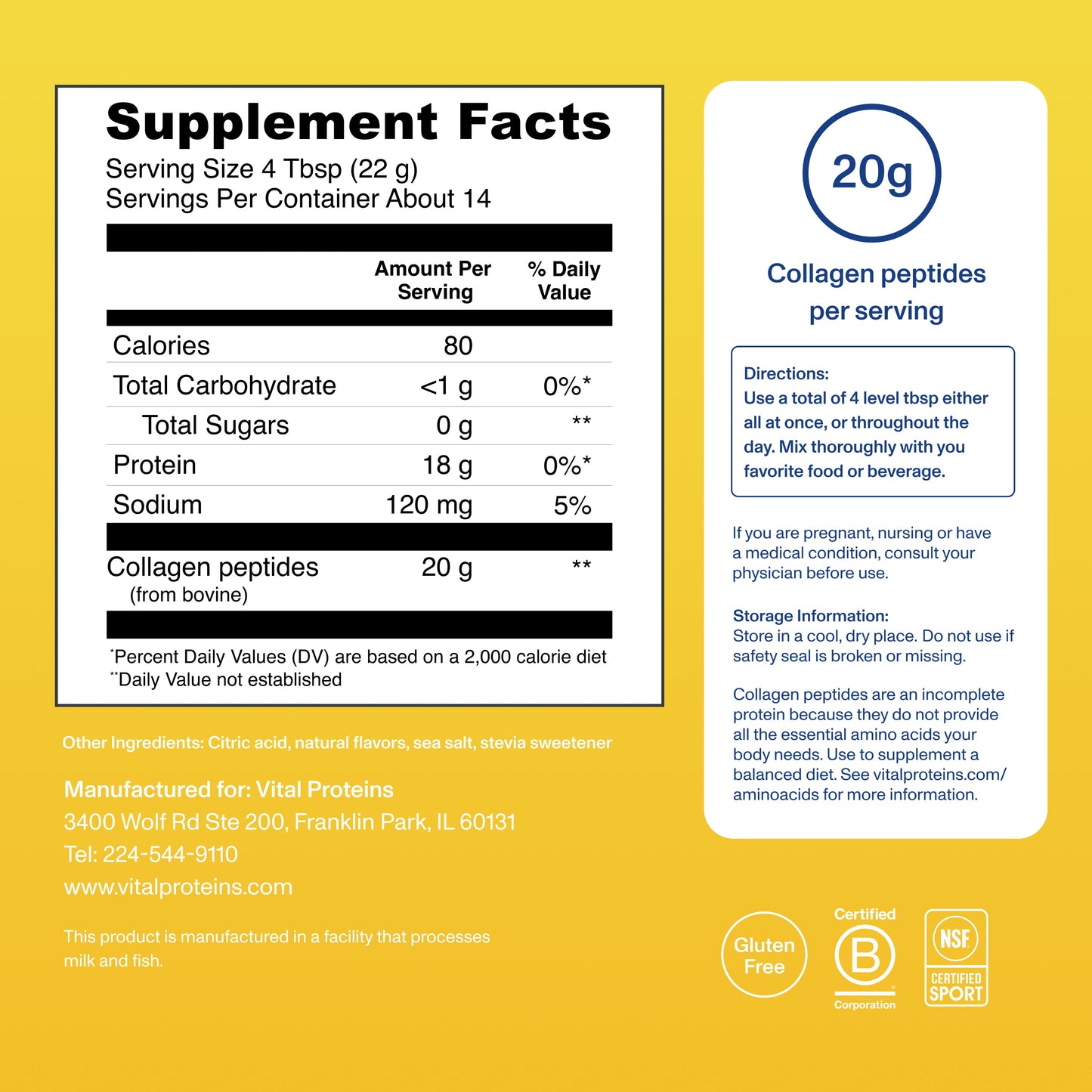 Lemon Collagen Peptides