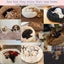 Washable Dog round Bed - Large Donut Dog Bed, Comfy Calming Cuddler