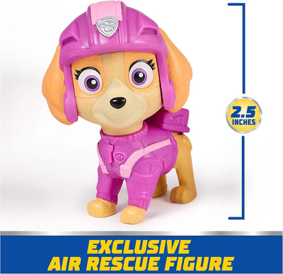 Air Rescue Skye Action Figure & Hero Claw Jet Plane with Retractable Claw, Rescue Basket & Bunny, Kids Toys for Boys & Girls Ages 3+