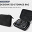 Mini Drone with Camera HD 1080P Foldable Quadcopter with 1 Battery - Black