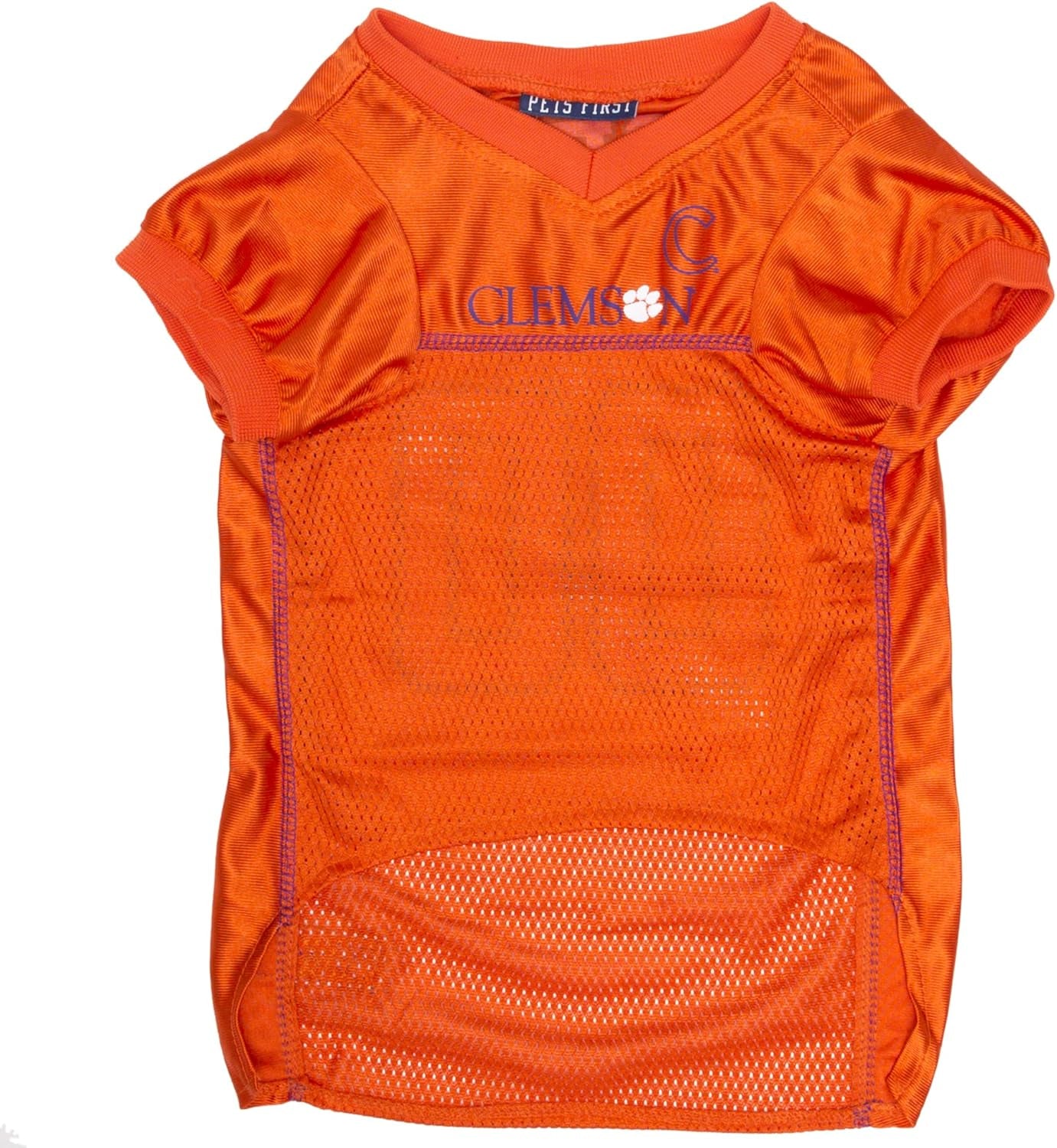 Show Your Team Spirit with the Pets First NCAA Clemson Tigers Dog Jersey - Small Size (CL-4006-SM)