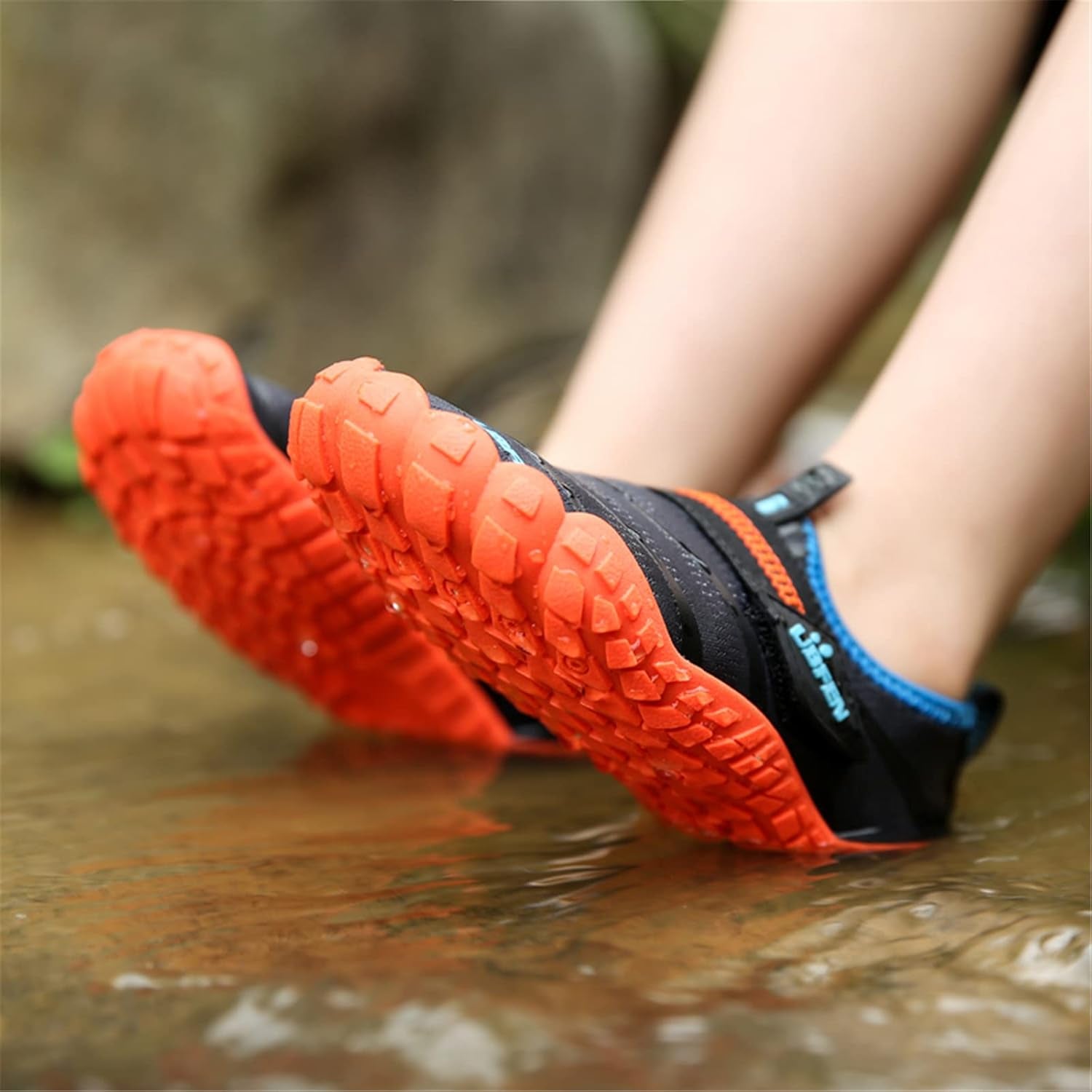 UBFEN Kids Water Shoes for Boys Girls Quick-Dry Swim Aqua Socks | Lightweight, Barefoot-Style, Perfect for Water Parks, Beach, Pool, Kayak, Creek Hiking, Camping, Toddler, Little Kid, Big Kid
