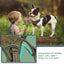 BUMBIN No Pull Tactical Dog Harness for Medium Dogs - Adjustable, Reflective, and Comfortable Vest for Training and Outdoor Adventures in Green