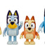 Bluey Family Figure 4-Pack, Poseable Toys with Bingo & Bandit