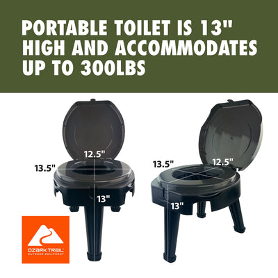 Ozark Trail Folding Portable Toilet