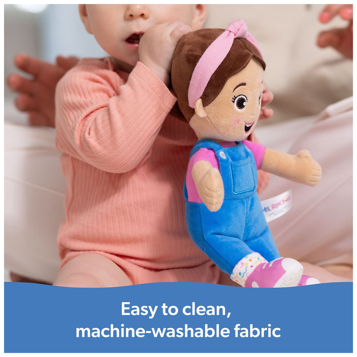 Ms. Rachel Official Basic 11-Inch Cuddle & Comfort Plush Doll for Ages 6 Months to 3+