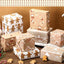 Watersay 12 Sheet Christmas Wrapping Paper, Gingerbread Man, Brown