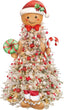 Vloso Gingerbread Christmas Tree Topper, Gingerbread Christmas Decorations