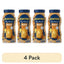 (4 Pack) PLANTERS Honey Roasted Peanuts, Party Snacks, Plant-Based Protein, 16 Oz Jar