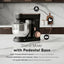 KOCHSTELLE Black Electric Stand Mixer 6.8 Quart Qt, 660W, 6-Speed Adjustable, Stainless Steel Planetary, Portable, Compact & Elegant Kitchen Mixer for Baking & Cooking