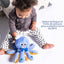 Baby Einstein Octoplush Musical Huggable Stuffed Animal Plush Toy, Learn Colors in 3 Languages, Blue, 11" Age 3 Month and Up,