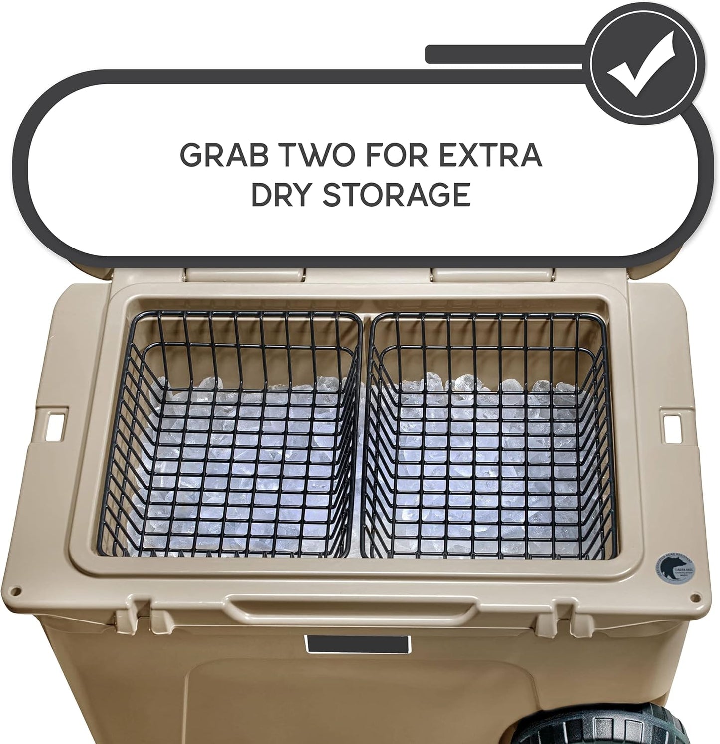Cooler Basket for YETI Tundra Haul, YETI Roadie 48, and YETI Roadie 60 - Wire Co