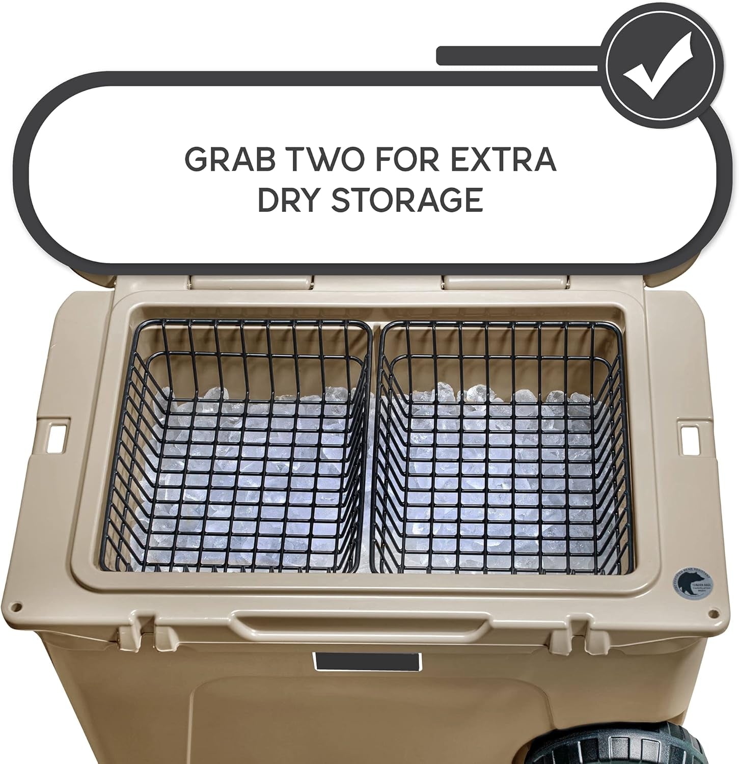 Cooler Basket for YETI Tundra Haul, YETI Roadie 48, and YETI Roadie 60 - Wire Co