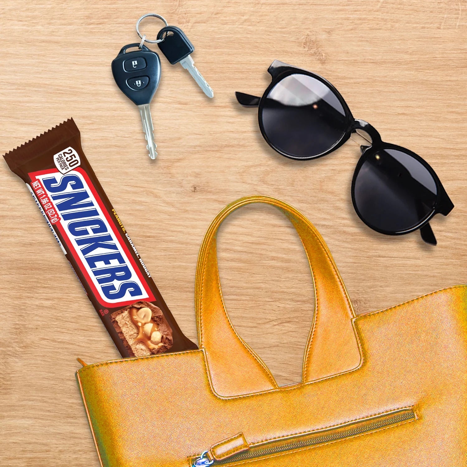 Snickers Full Size Bulk Chocolate Candy Bars - 1.86 Oz Bar - 48 Ct Box