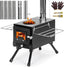Upgraded Tent Stove, Portable Wood Burning Stove for Outdoor Camping