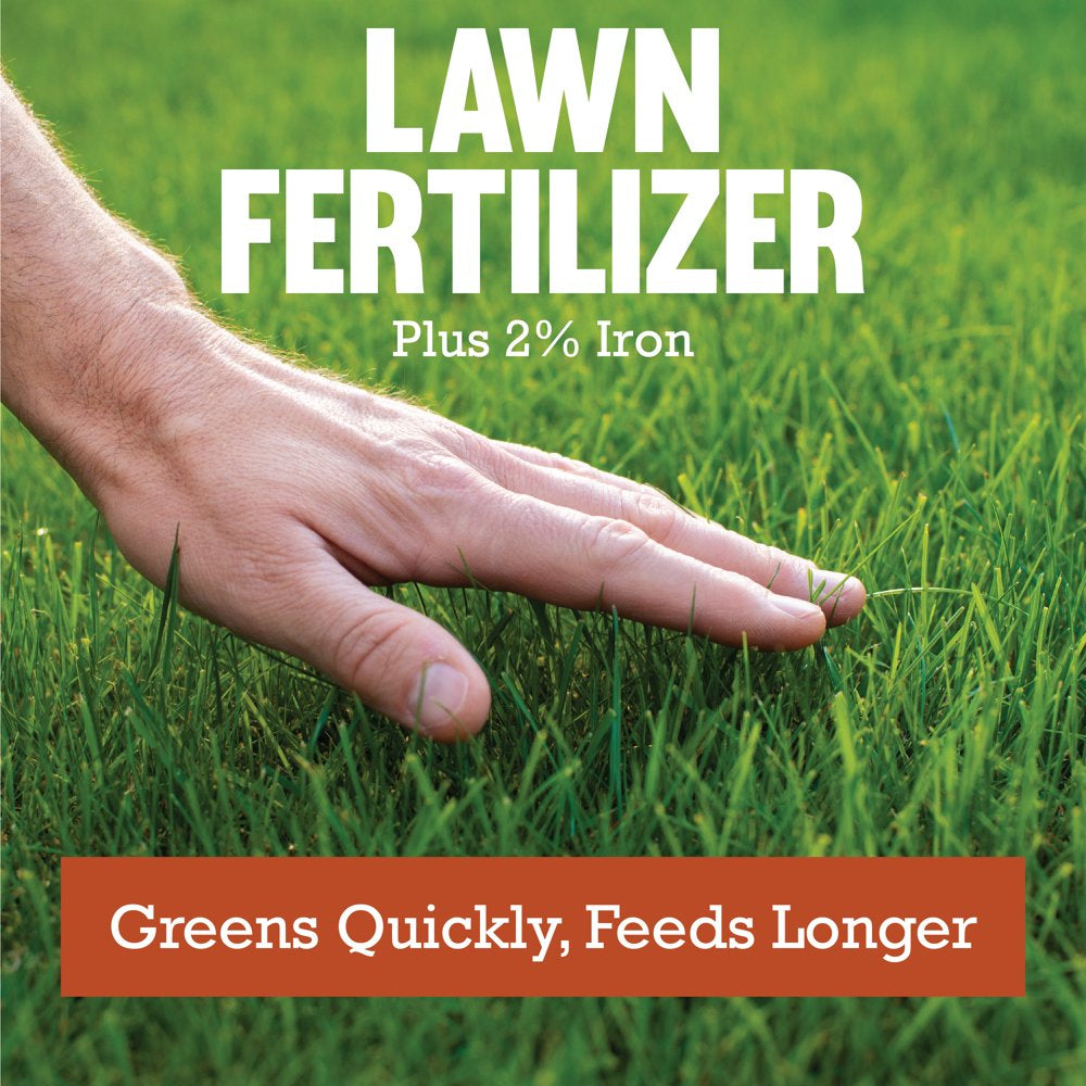 Expert Gardener Lawn Food Fertilizer 30-0-4, plus 2% Iron, 33.6 Lb., Covers 12,000 Sq. Ft.