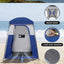 Kingcamp Shower Tent, Portable Privacy Tent Outdoor Camping 1/2 Room Toilet Tents with Shower Bag & Dressing Room for Beach, Camping & Hiking