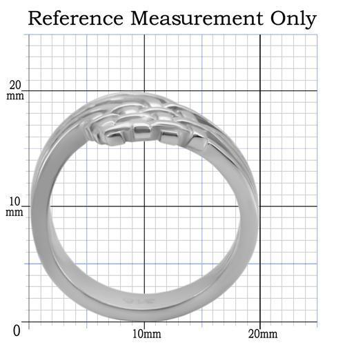 High polished (no plating) Stainless Steel Ring with No Stone