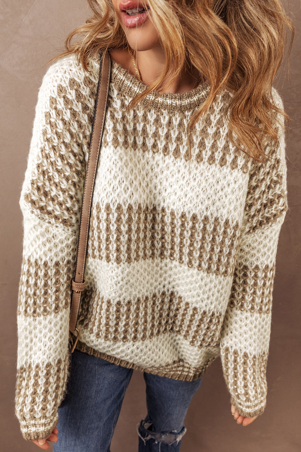 Saylor Round Neck Loose Sweater