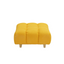 90 inches long, Teddy Sofa Fabric, with spacious and comfortable seats, for Apartment Office Living Room -Yellow