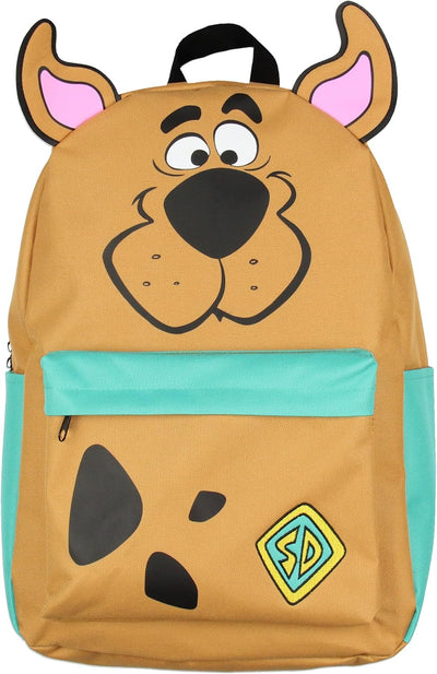 Bioworld Scooby Doo Character 3D Ears 17" Backpack Laptop Travel Book Bag Padded Back Adjustable Straps