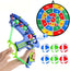 YIJIAL Kids' Bows and Arrows with 16 Ball for Ages 4-6 Youth Sticky Ball Archery Toy Set Outdoor Toys for Family Games Sports Toys Gift Ideas