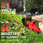Cordless Hedge Trimmer, UNTIMATY 21V Rechargeable Hedge Trimmer with 22" Double Action Blade, Double Safety Handle, 3.0Ah Battery & Charger, for Shrub Cutting, Trimming