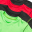 Black Bear Boys Active Shirt - 4 Pack Athletic Performance Dry Fit Youth Shirt for Boys - Short Sleeve Kids Tshirts