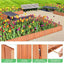 6-Pieces Outdoor Wooden Short Fences Wooden Landscape Border Edging
