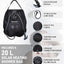 Kingcamp Shower Tent, Portable Privacy Tent Outdoor Camping 1/2 Room Toilet Tents with Shower Bag & Dressing Room for Beach, Camping & Hiking
