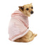 Vibrant Life Polyester Striped Dog and Cat Hoodie, Pink, M