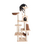 Armarkat Real Wood Cat Climber Play House,  Cat furniture With Playhouse,Lounge Basket