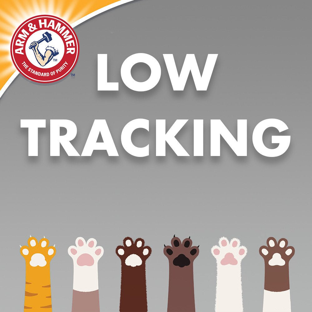 ARM & HAMMER Double Duty Cat Litter, Advanced Odor Control Clumping Cat Litter, Scented, 40 Lbs