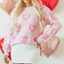 Heart Bubble Baggy Sweater