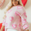 Heart Bubble Baggy Sweater