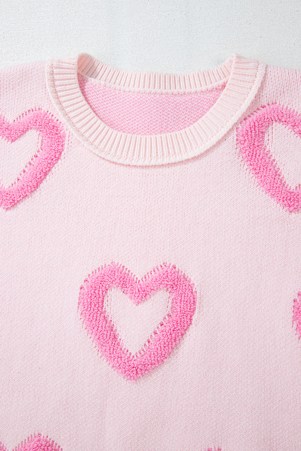 Heart Bubble Baggy Sweater