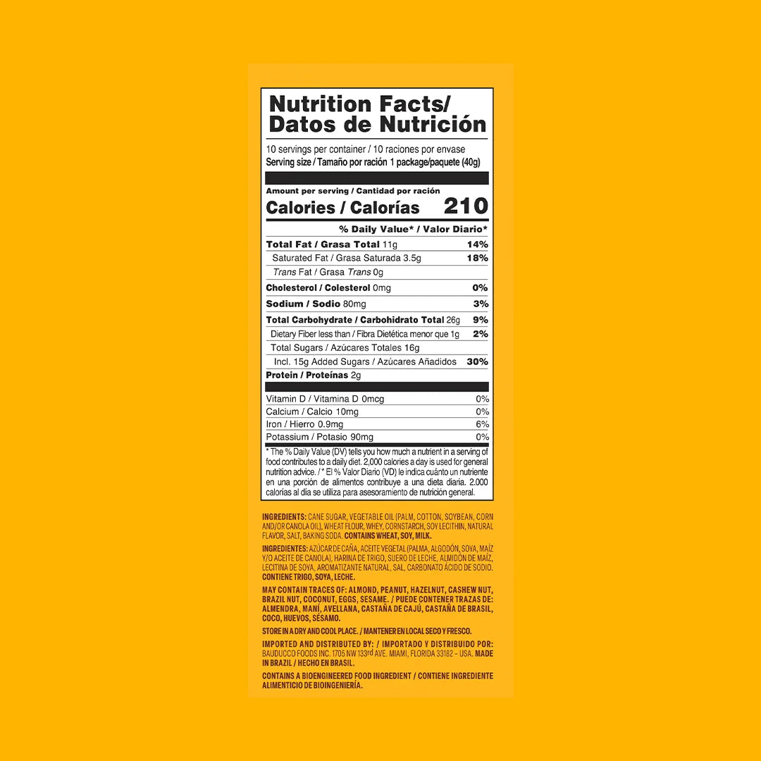 Bauducco Chocolate & Vanilla Wafer Cookies, Single Serve Crispy & Delicate Wafer Cookies, Pack of 20, 28.2Oz