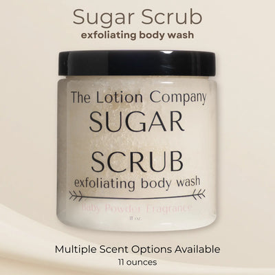 Sugar Scrub Exfoliating Body Wash – 11 Oz – the Lotion Company – Bath & Shower – 7+ Scent Options