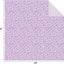 FY FIBER HOUSE Flannel Fleece Throw Microfiber Blanket with 3D Cheetah Print, 90"X90", Purple